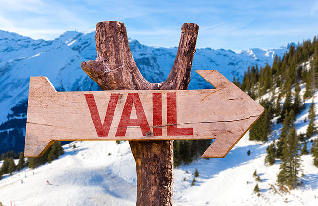 Vail Wooden Sign