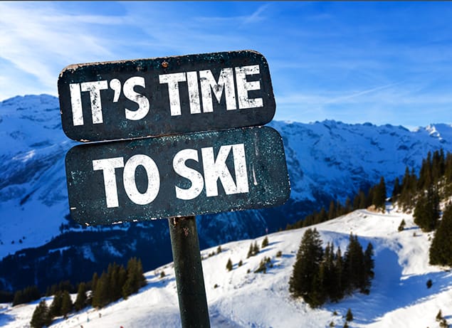 bigstock-Its-Time-To-Ski-sign-with-sky--97096931