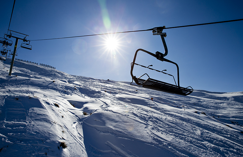 The best place to ski and snowboard in September