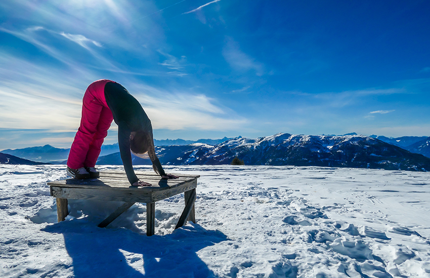 The best way to improve ski tricks is to train year round