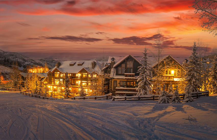 Ski resort accommodations