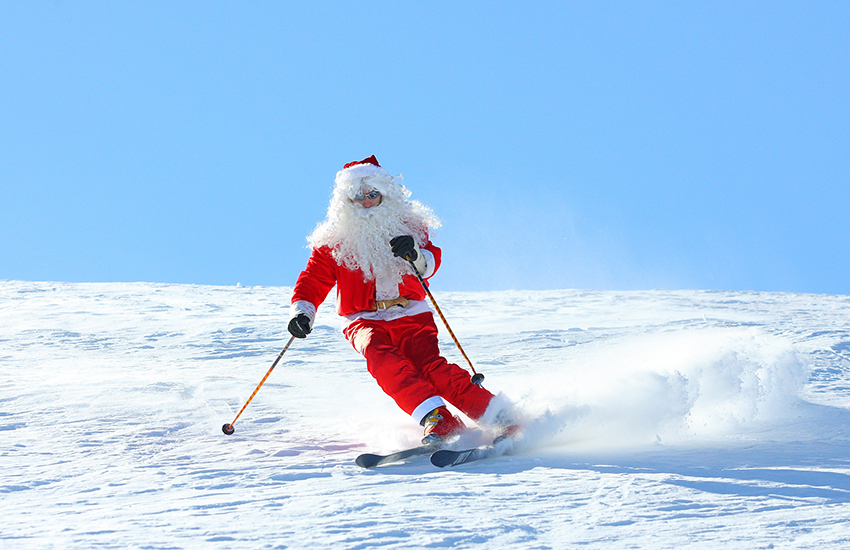 Resorts for skiing at Christmas