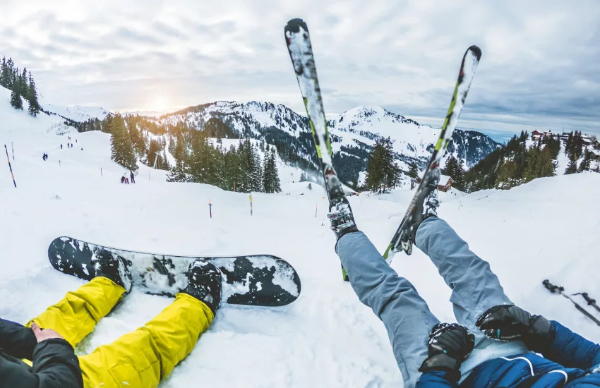 Is skiing or snowboarding easier